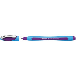 Liquid ink pen Schneider Slider Memo XB Violet (10 Units)