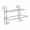 Hanging Towel Rail Silver Metal 14 x 20 x 39 cm (6 Units)