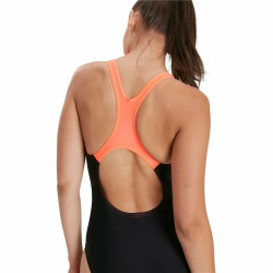 Women’s Bathing Costume Speedo Medley Logo Medalist Black