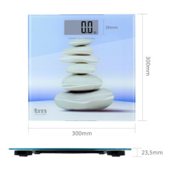 Digital Bathroom Scales TM Electron Zen Blue Slim (23 mm)