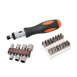 Multi-point screwdriver Black & Decker a7062-xj