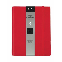 Diary Finocam Duoband 2024 Red A5 15,5 x 21,2 cm