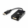 Mini DisplayPort to VGA/DVI/HDMI adapter V7 V7DP-VGADVIHDMI-1E   Black