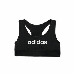 Sports Bra Adidas Sports Single Jersey Children's Black