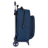 School Rucksack with Wheels BlackFit8 Urban Black Navy Blue (32 x 42 x 15 cm)