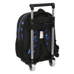 School Rucksack with Wheels Star Wars Digital escape Black (27 x 33 x 10 cm)