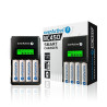 Battery charger EverActive NC450B Batteries x 4