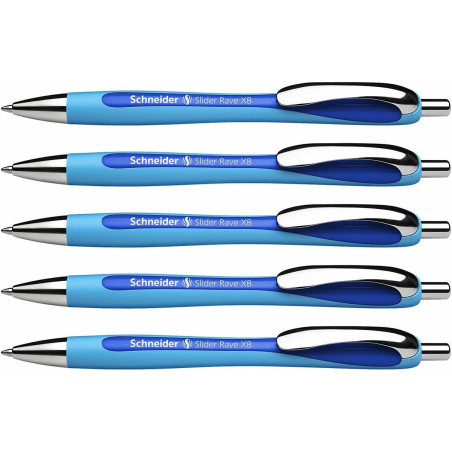 Pen Schneider Slider Rave XB Blue (5 Pieces)