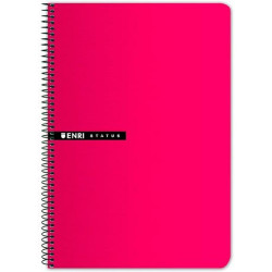 Notebook ENRI Graph paper Red Din A4 (5 Units)