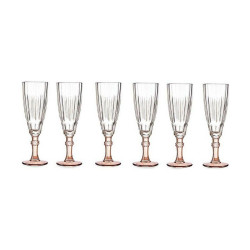 Champagne glass Crystal Brown 6 Units (170 ml)