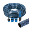 Hose with accessories kit EDM Blue 20 mm x 15 m 5/8"