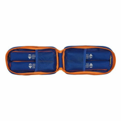 Backpack Pencil Case Valencia Basket M847 Blue Orange 12 x 23 x 5 cm