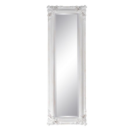 Mirror 46 x 6 x 147 cm Crystal Wood White