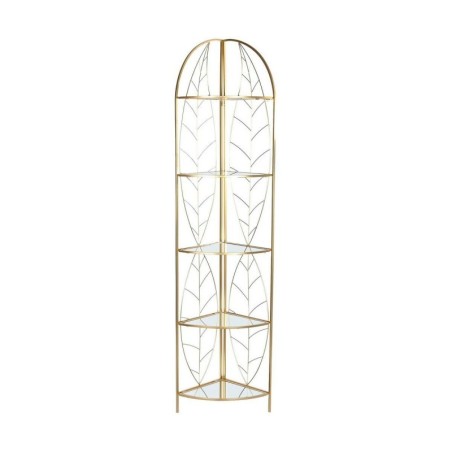 Shelves DKD Home Decor Golden Metal Mirror 33 x 33 x 181,5 cm (1)