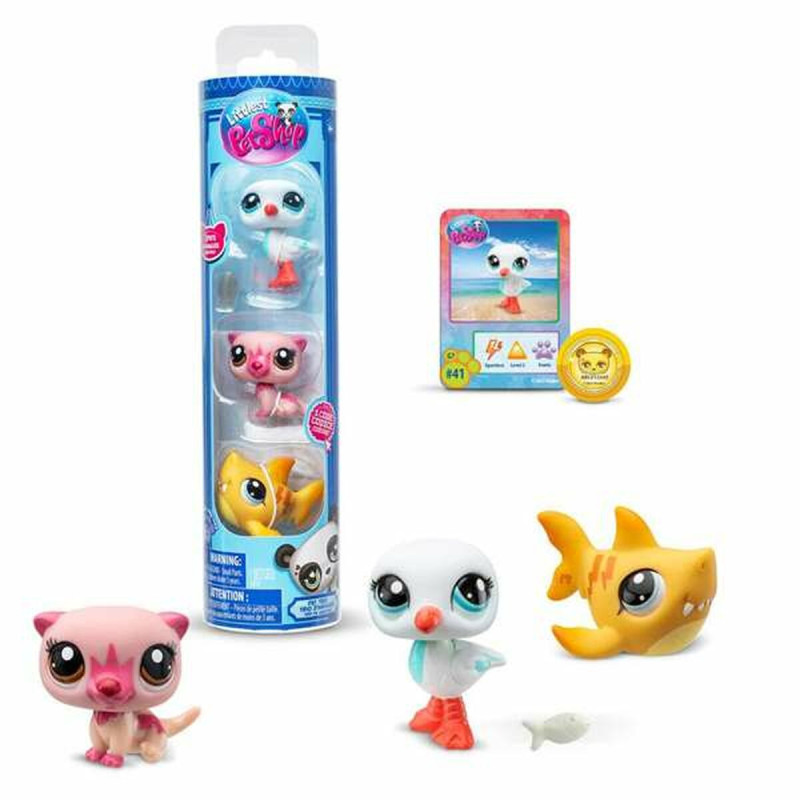 Set of Figures Bandai Littlest Pet Shop 6 x 25 x 6 cm 3 Pieces