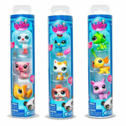 Set of Figures Bandai Littlest Pet Shop 6 x 25 x 6 cm 3 Pieces