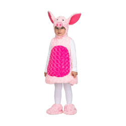 Costume for Babies My Other Me Pink Pig 1-2 years (4 Pieces)