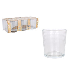 Set of glasses La Mediterránea Ignea andra 280 ml 6 Pieces (6 Units)