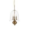 Ceiling Light Golden Crystal Iron 220-240 V 33 x 33 x 54 cm