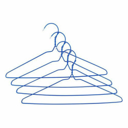 Set of Clothes Hangers Wooow Metal Plastic 4 Pieces (24 Units)