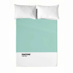 Top sheet Pantone Calm Sea 210 x 270 cm (Double)