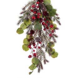 Door Hanger Christmas Multicolour Plastic Foam 70 cm