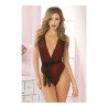 Leotard Seven Til Midnight 10708P Black/Red