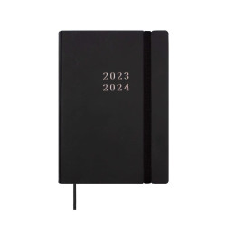 Diary Finocam Mara 2023-2024 Black 12 x 17 cm