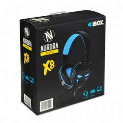 Headphones Ibox X8 Blue Black Black/Blue