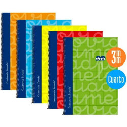 Notebook Lamela Multicolour Quarto 5 Pieces 80 Sheets