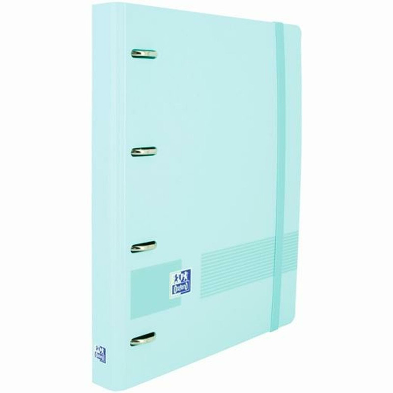 Ring binder Oxford Europeanbinder Polyfoam Pastel Blue A4 A4+