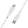 USB-C to Lightning Cable Belkin CAA003BT2MWH White 2 m