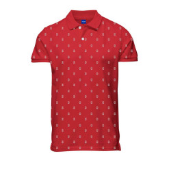 Men’s Short Sleeve Polo Shirt JORCOLLECT Jack & Jones  SS FST 12232663 Red