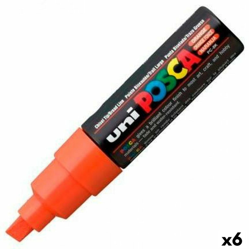 Marker POSCA PC-8K Orange (6 Units)