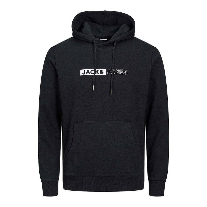 Men’s Hoodie Jack & Jones  JJNEO SWEAT HOOD 12223701 Black