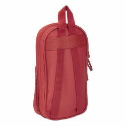 Backpack Pencil Case Sevilla Fútbol Club SAF411956747 Red 12 x 23 x 5 cm (33 Pieces)