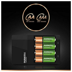 Charger + Rechargeable Batteries DURACELL CEF14 2 x AA + 2 x AAA HR06/HR03 1300 mAh