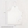 Apron Belum Santorini 110 x 69 cm