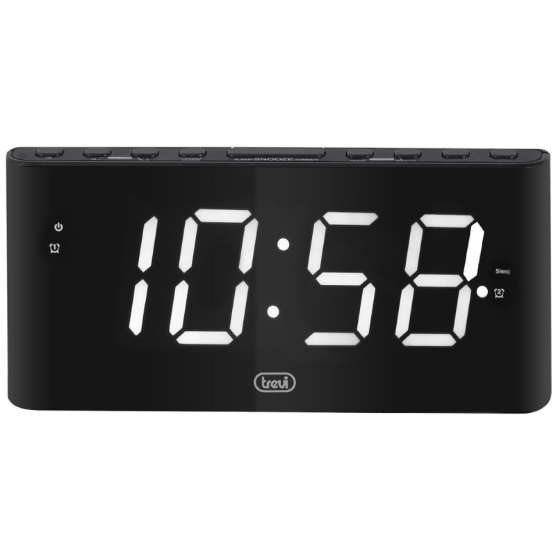 Alarm Clock Trevi EC 889 White Black