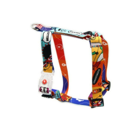 Dog Harness Matteo                                 38-64 cm Printed