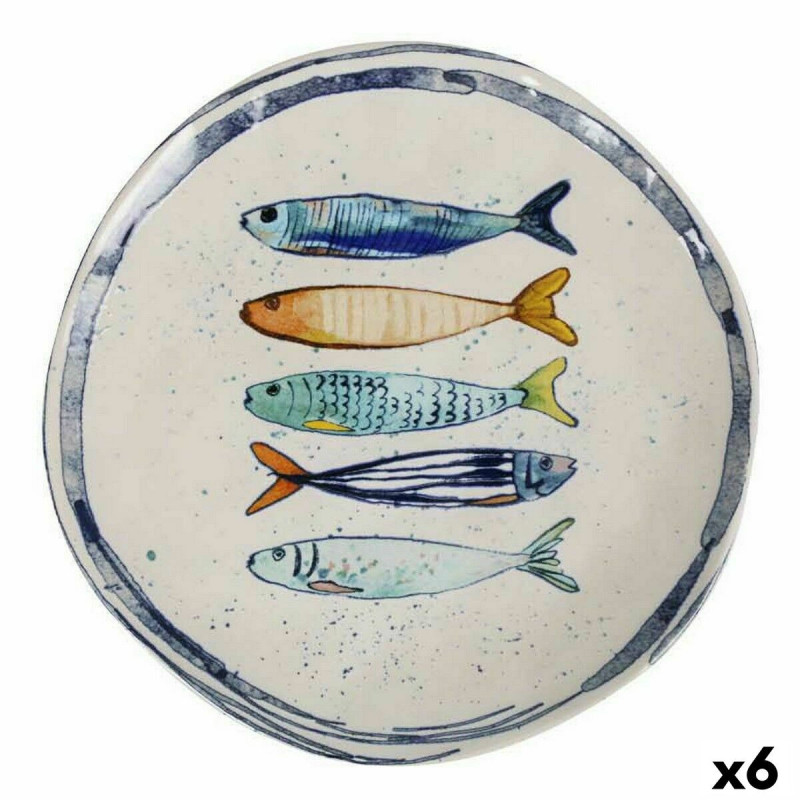 Flat Plate La Mediterránea Peixe Shine (6 Units)