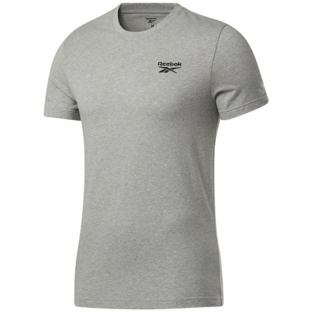 Men’s Short Sleeve T-Shirt Reebok Identity Grey