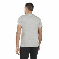 Men’s Short Sleeve T-Shirt Reebok Identity Grey