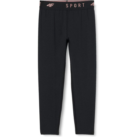 Sports Leggings for Children 4F Black