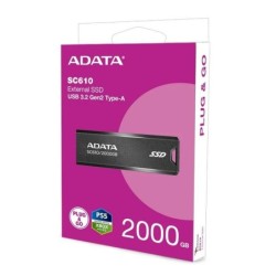 External Hard Drive Adata SC610 2 TB SSD 2,5"