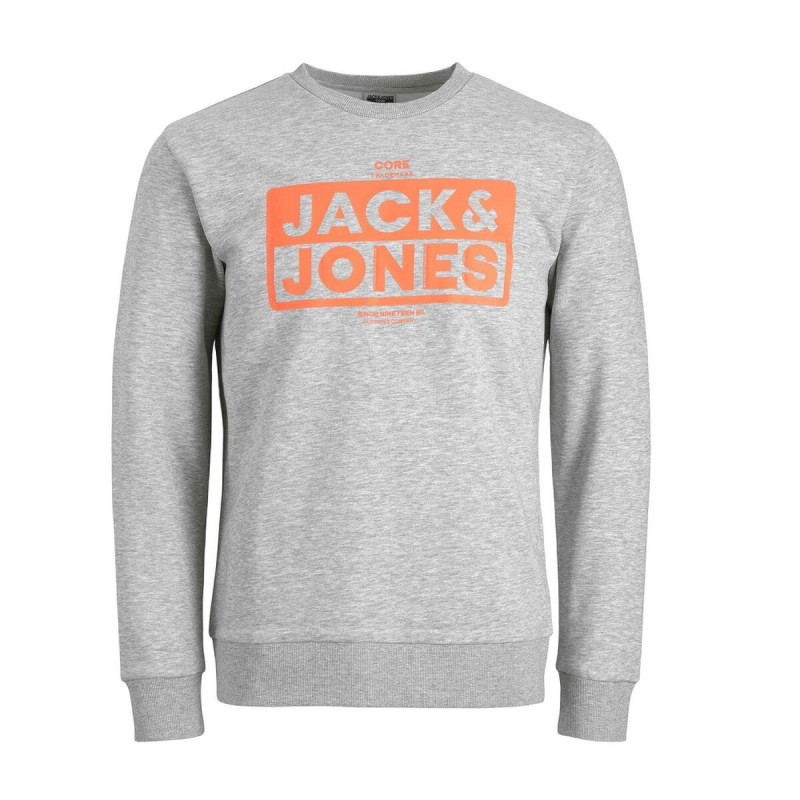 Men’s Sweatshirt without Hood Jack & Jones 12219815  Grey