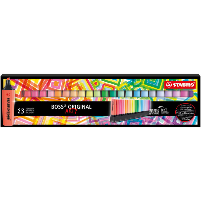 Fluorescent Marker Set Stabilo BOSS ORIGINAL 23 Pieces Multicolour 3 Pieces