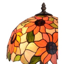 Desk lamp Viro Diamond Amber Zinc 60 W 20 x 37 x 20 cm