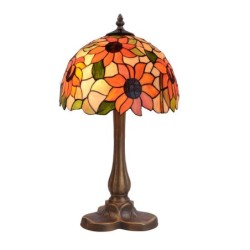 Desk lamp Viro Diamond Amber Zinc 60 W 20 x 37 x 20 cm