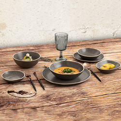 Bowl Bidasoa Gio 15 x 4 cm Ceramic Grey (6 Units)